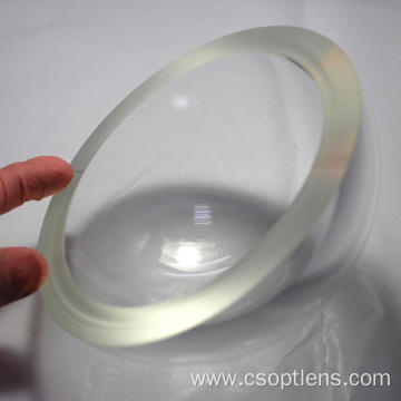 Diameter 150 mm Fused silica glass dome